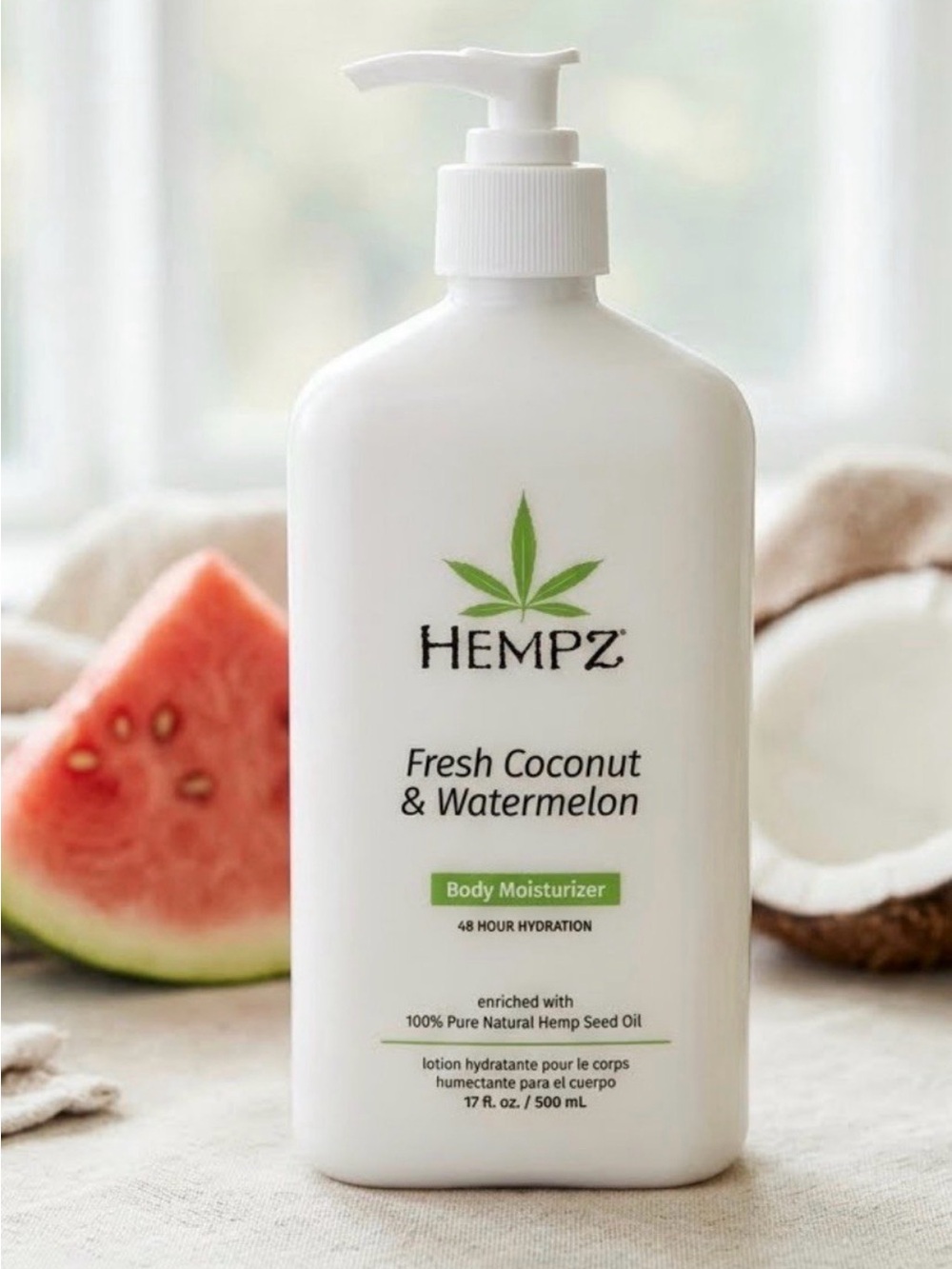 Hempz Fresh Coconut & Watermelon Body Moisturizer 17 fl oz